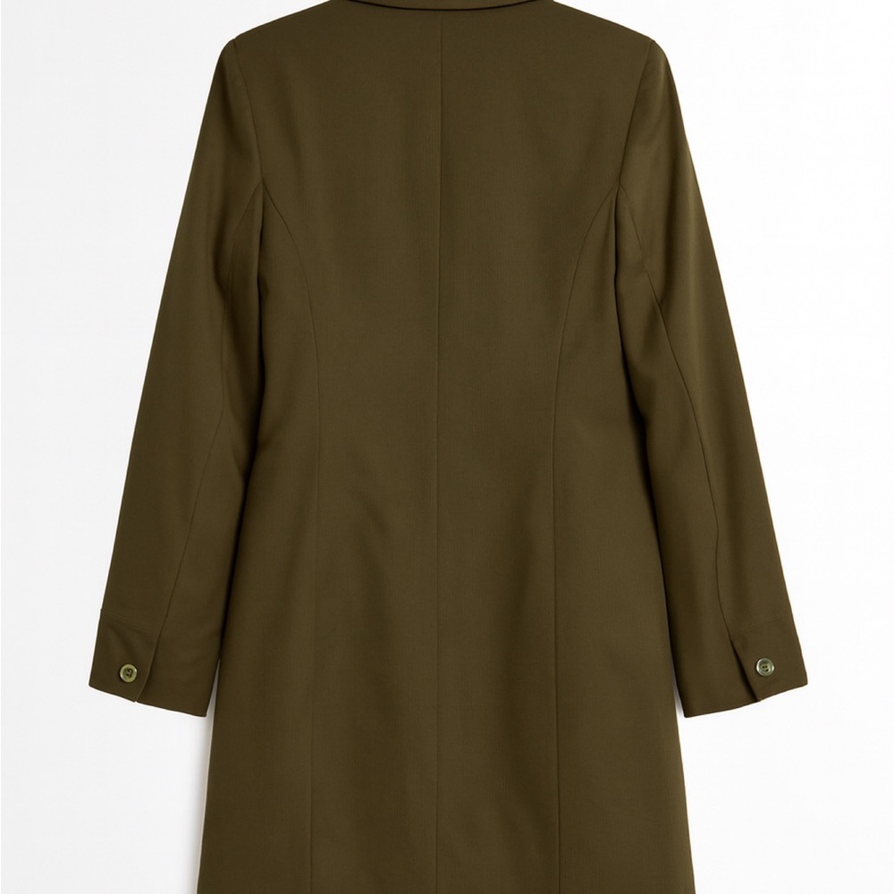 John Rocha Vintage Olive Double-Breasted Women's Blazer - Picture 3 of 4